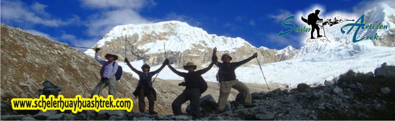 Ruta de Trek Laguna 69 Cordillera Blanca